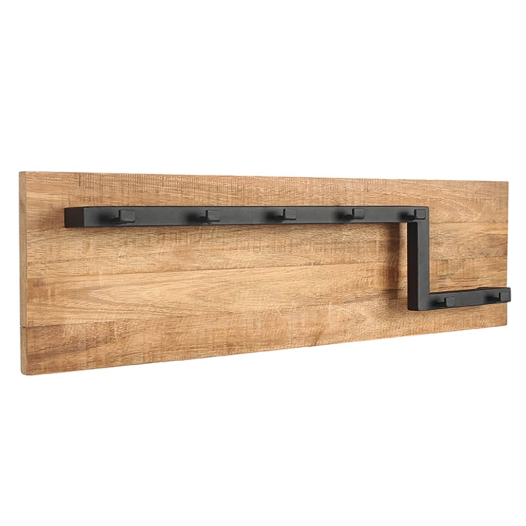 LABEL51 Coat Rack Road 90x13x25 cm L Black