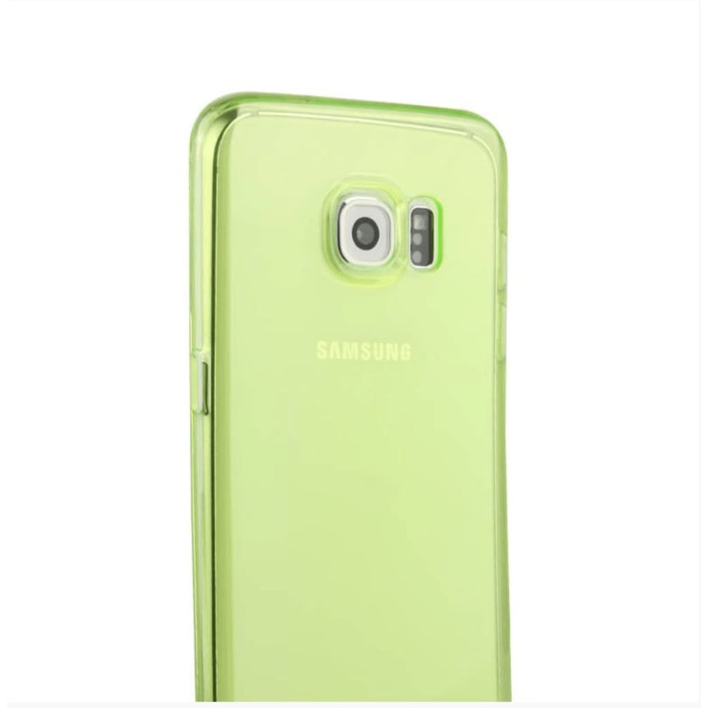 Not Specified Groen Siliconenhoesje Samsung Galaxy S6 Edge Sm G925 huismerk kopen in de aanbieding