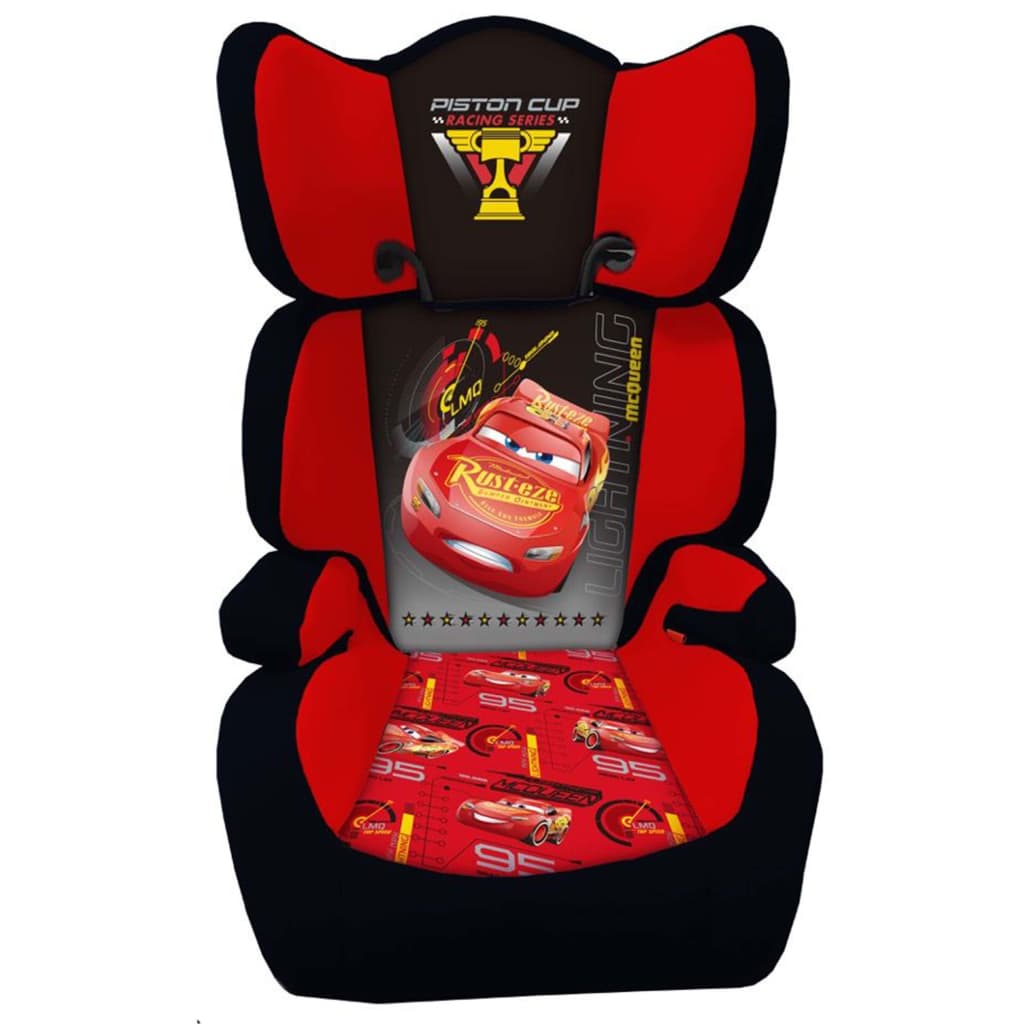 Disney Silla de coche Cars 3 2+3 negro y rojo AUTO320002 Unisex Multicolor