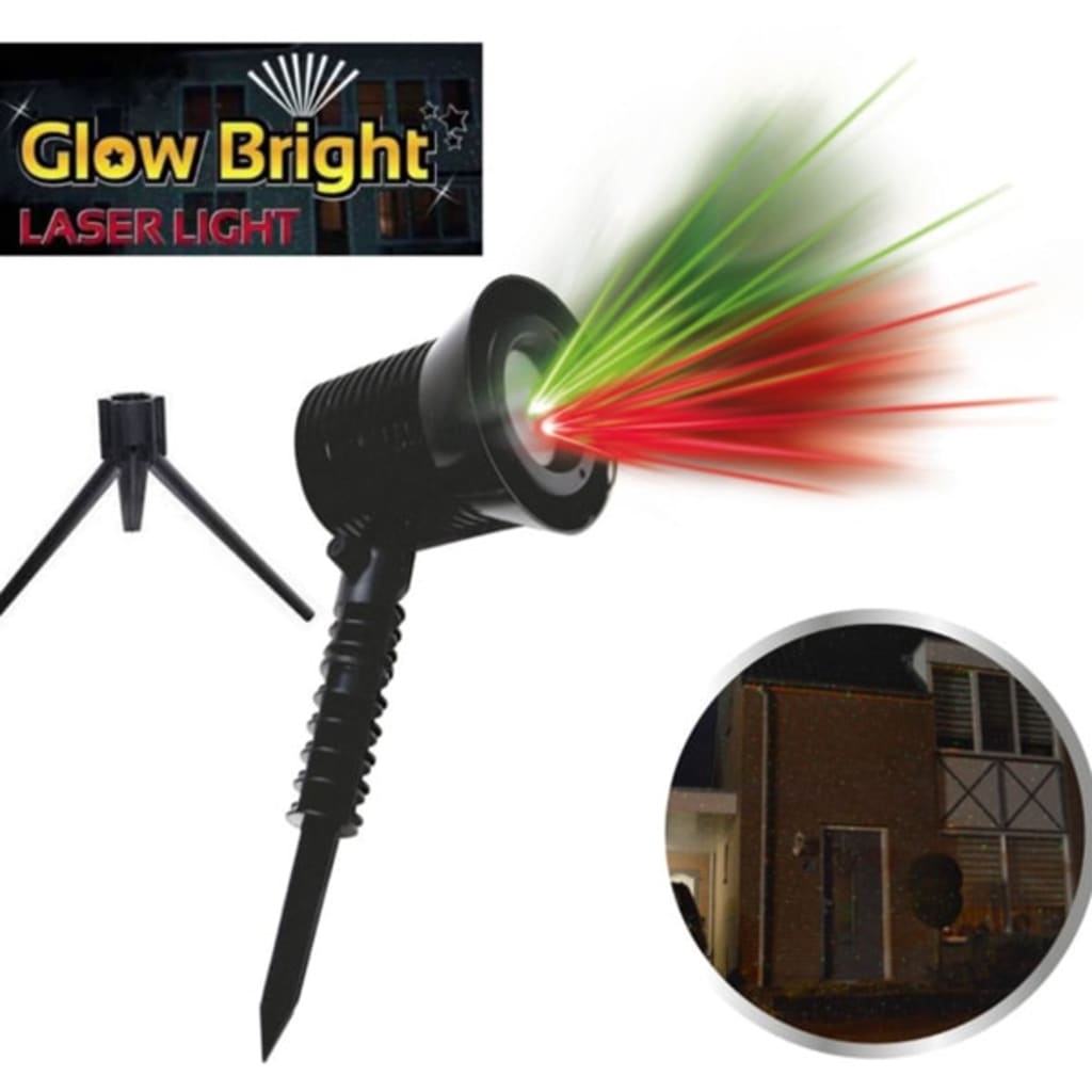 Bekend van TV Glow Bright Laser Light Deluxe - Feest Verlichting