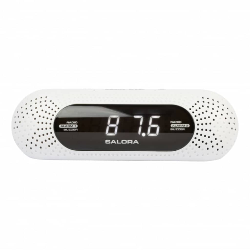 Afbeelding Salora CR626USB Digital alarm clock Wit wekker Wit door Vidaxl.nl