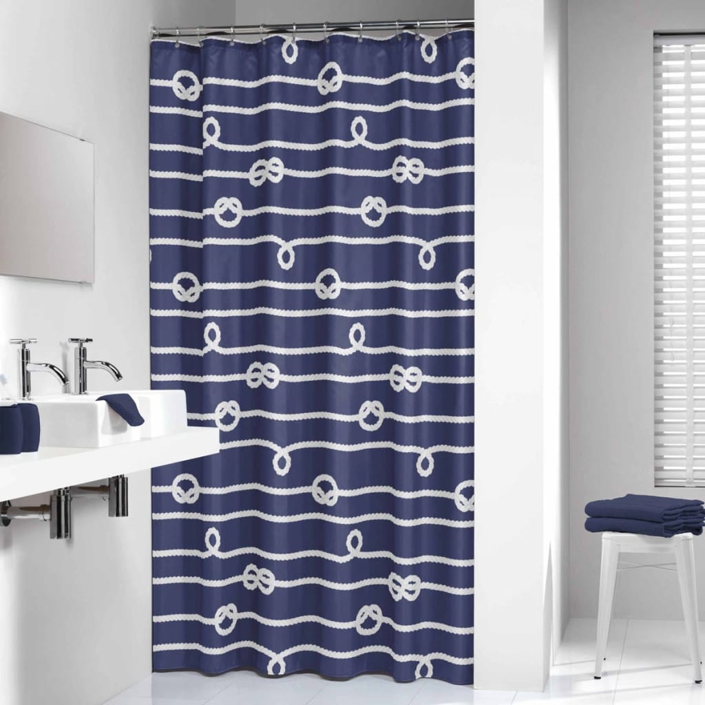 

Sealskin Douchegordijn Rope 180 cm blauw 233761322