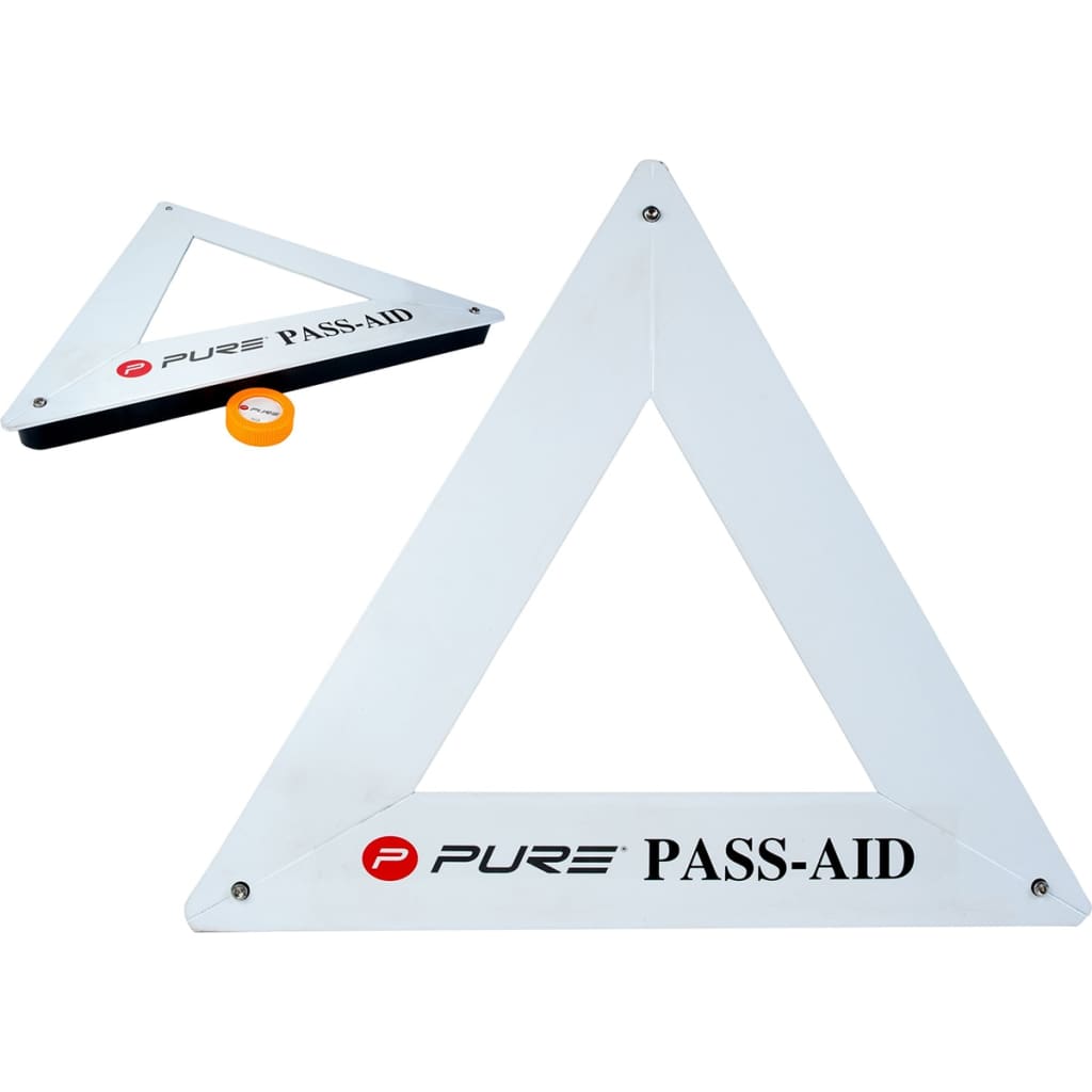 Afbeelding Pure2Improve ijshockey rebounder 65 x 4,5 cm wit door Vidaxl.nl