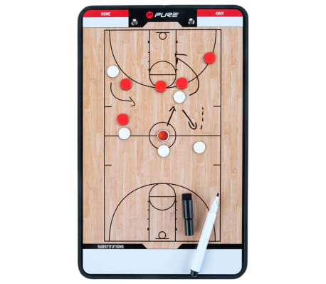 Pure2Improve Dobbeltsidig trenerbrett basketball 35x22 cm P2I100620