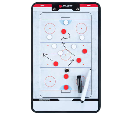 Pure2Improve Coach-bord dubbelzijdig ijshockey 35x22 cm P2I100640