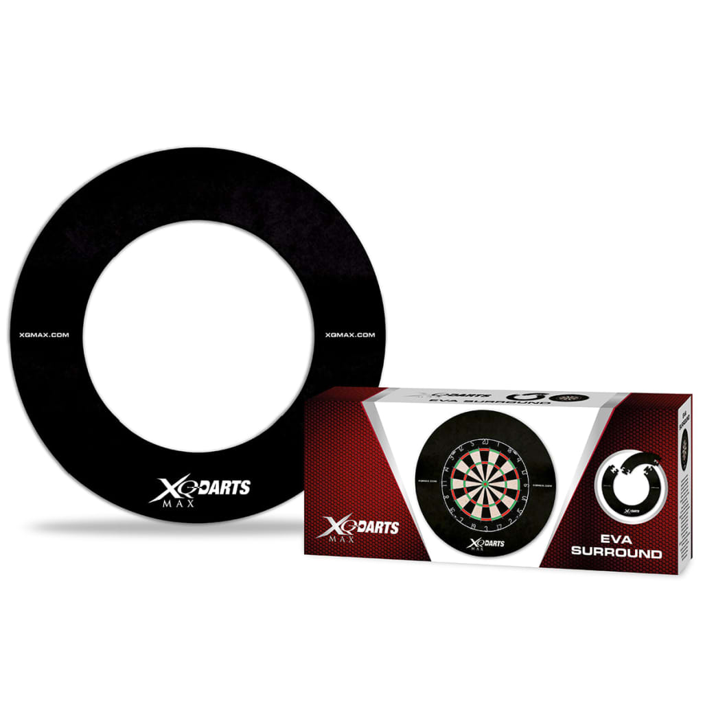 XQmax Darts Bordură țintă darts, EVA, negru QD7300410 vidaxl.ro