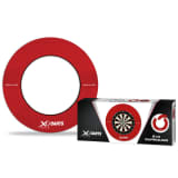 XQmax Darts Dartboard Surround Auffangring EVA Rot QD7000420