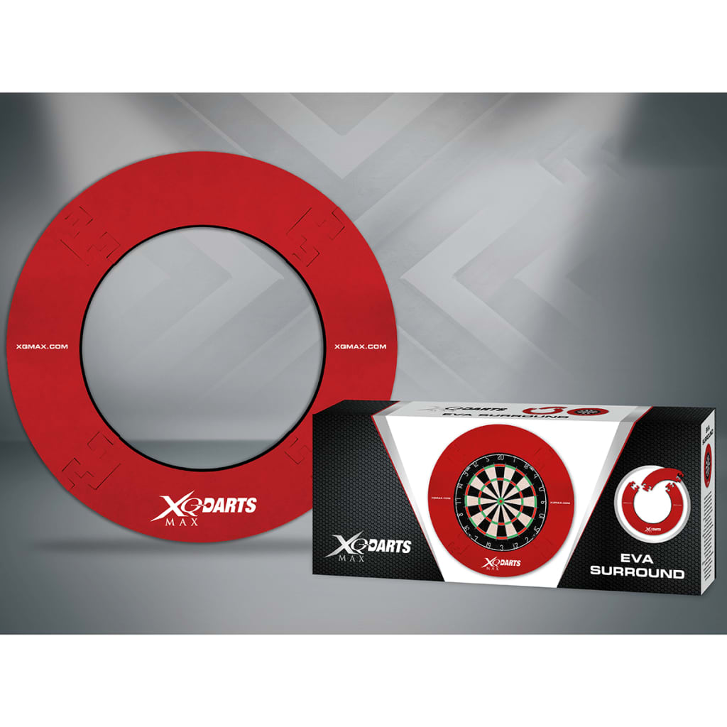 VidaXL - XQmax Darts dartbord surround EVA rood QD7300420