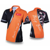 XQmax Darts BvdP Replica Match Shirt Orange Size XS QD9200210