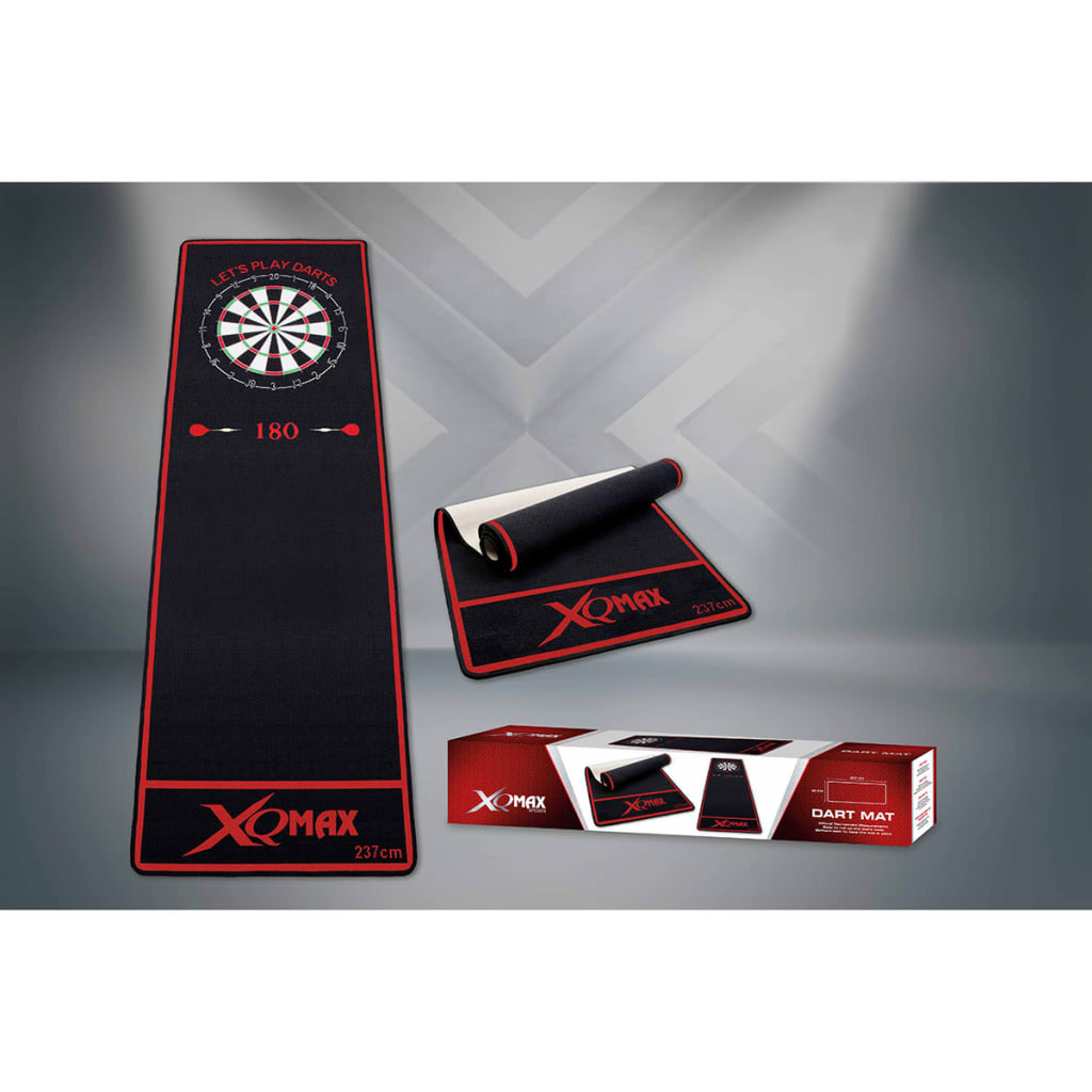 

XQmax Darts Mat 237x80 cm rood QD2100020