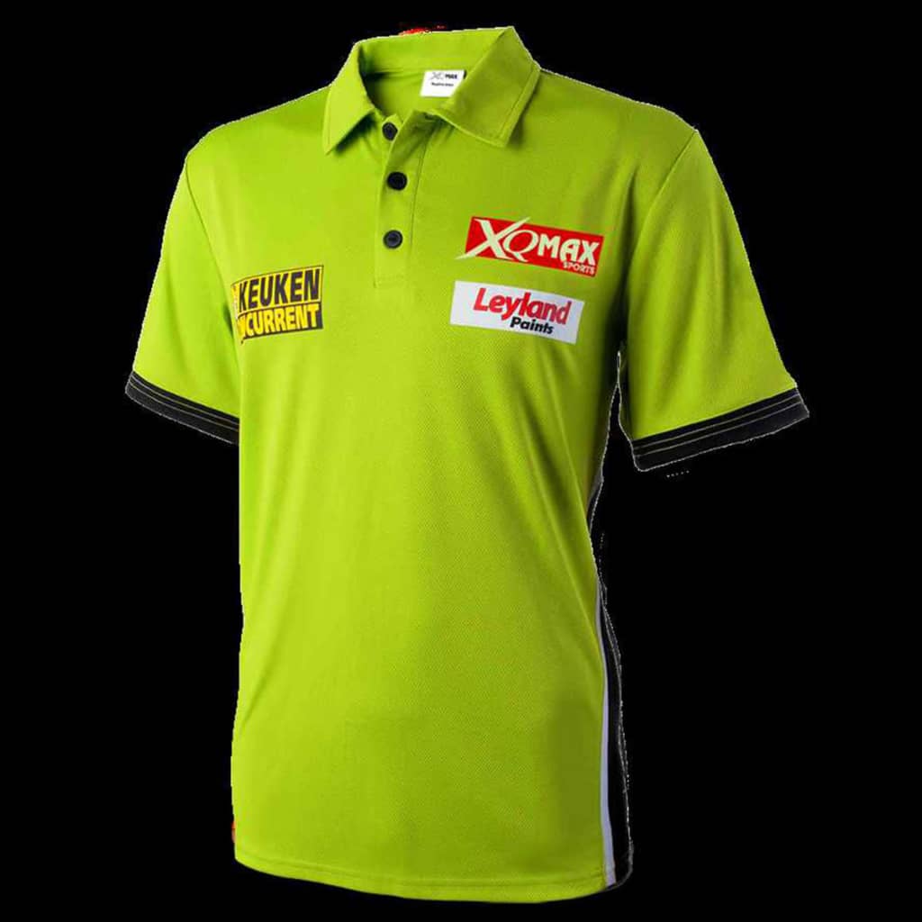 

XQmax Darts MvG replica wedstrijdshirt groen maat XS QD9200510