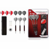 XQmax Darts 27 Piece Rubberised Dart Set 23g Steel Tip QD7000660