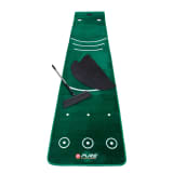 Pure2Improve Tappettino da Putt Doppia Fibra con Scopino 335,3x69,9 cm
