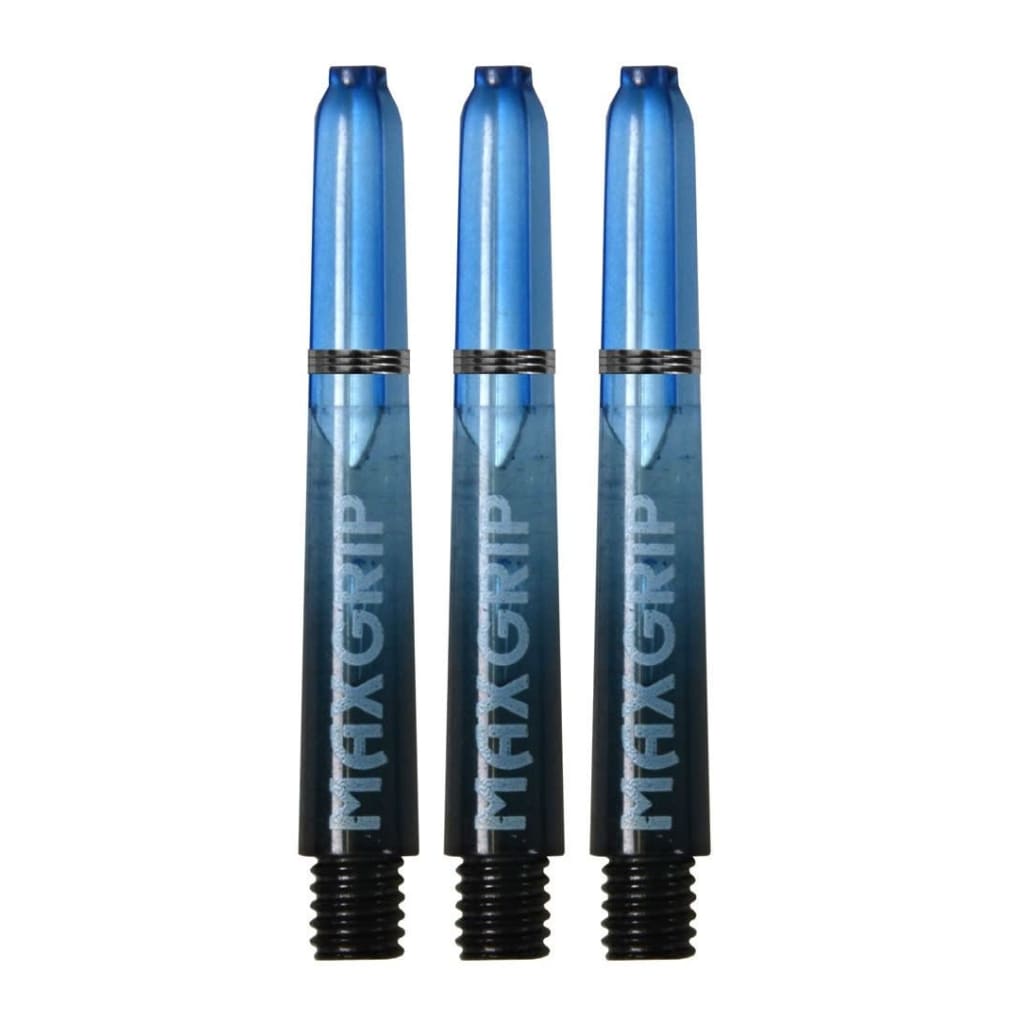 XQ Max shafts Max Grip 35 mm nylon zwart/blauw 3 stuks