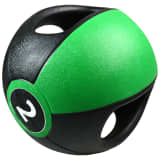 Pure2Improve Ballon médicinal avec poignées 2 kg Vert