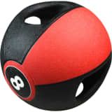 Pure2Improve Ballon médicinal avec poignées 8 kg Rouge