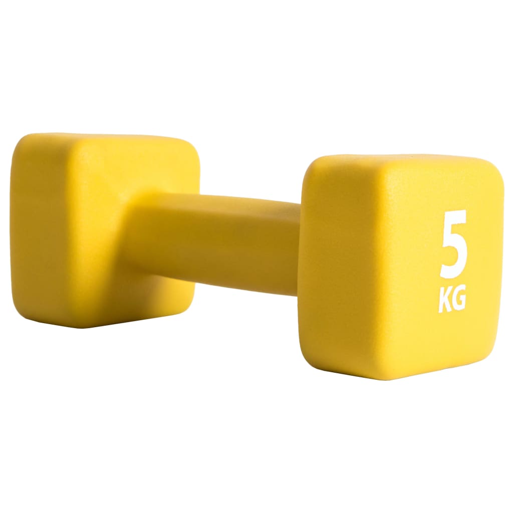 Pure2Improve Manual 5 kg neopren gul