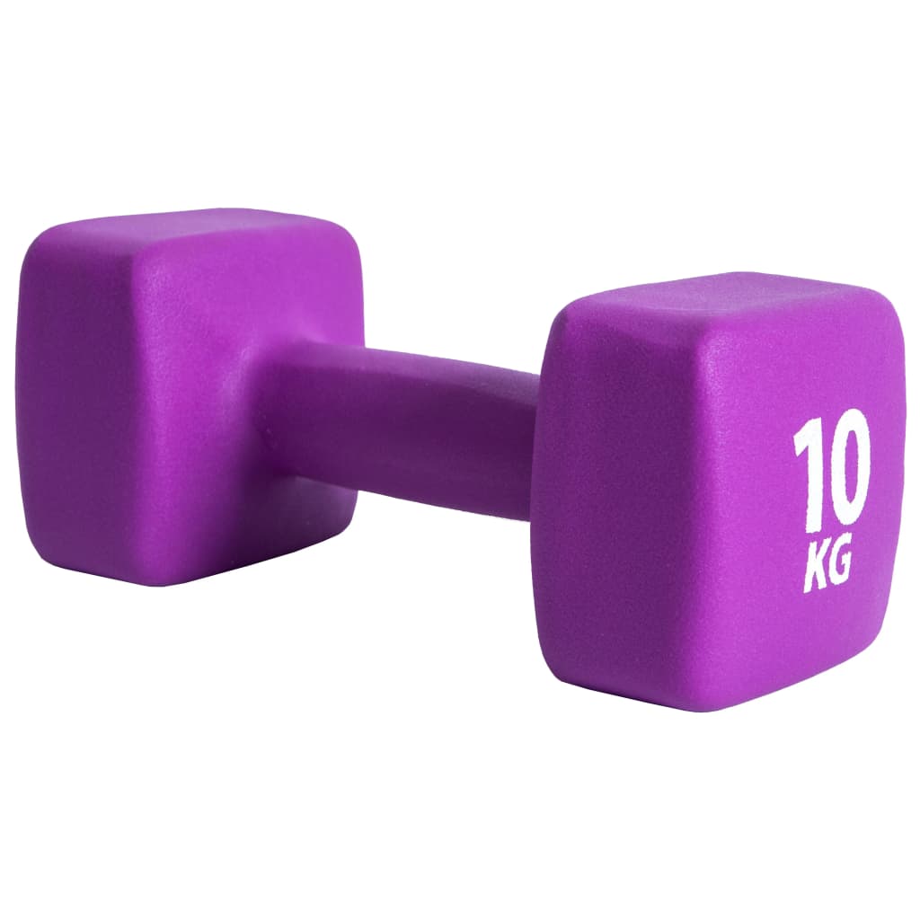 Pure2Improve Kurzhantel 10 kg Neopren Violett