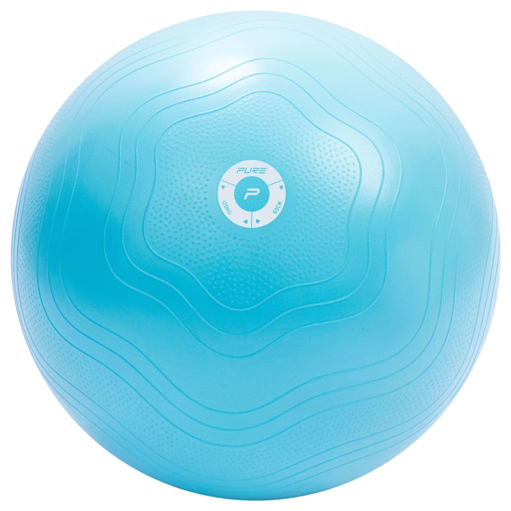 Pure2Improve Pelota de ejercicio azul claro 65 cm