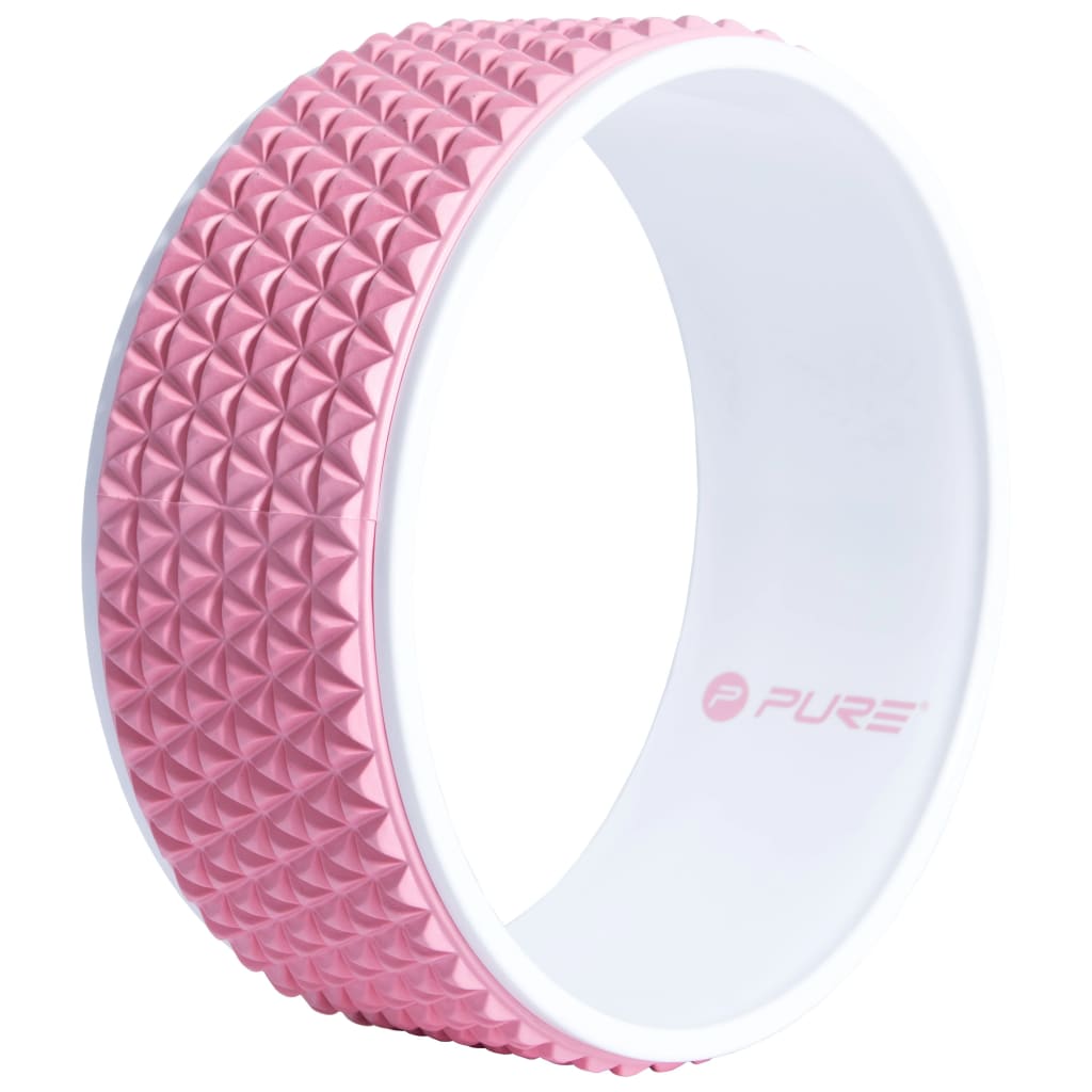 Pure2Improve Yoga-Rad 34 cm Rosa und Weiß
