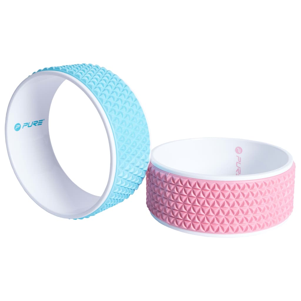 Ruota Per Yoga 34 Cm Rosa E Bianca Pure2Improve 10 width=274