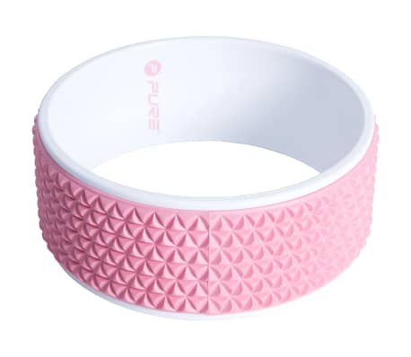 Pure2Improve Yoga-Rad 34 cm Rosa und Weiß
