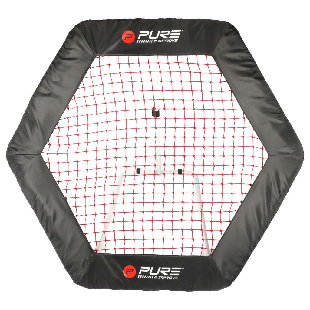 

Pure2Improve Voetbal rebounder zeshoekig 140x125 cm