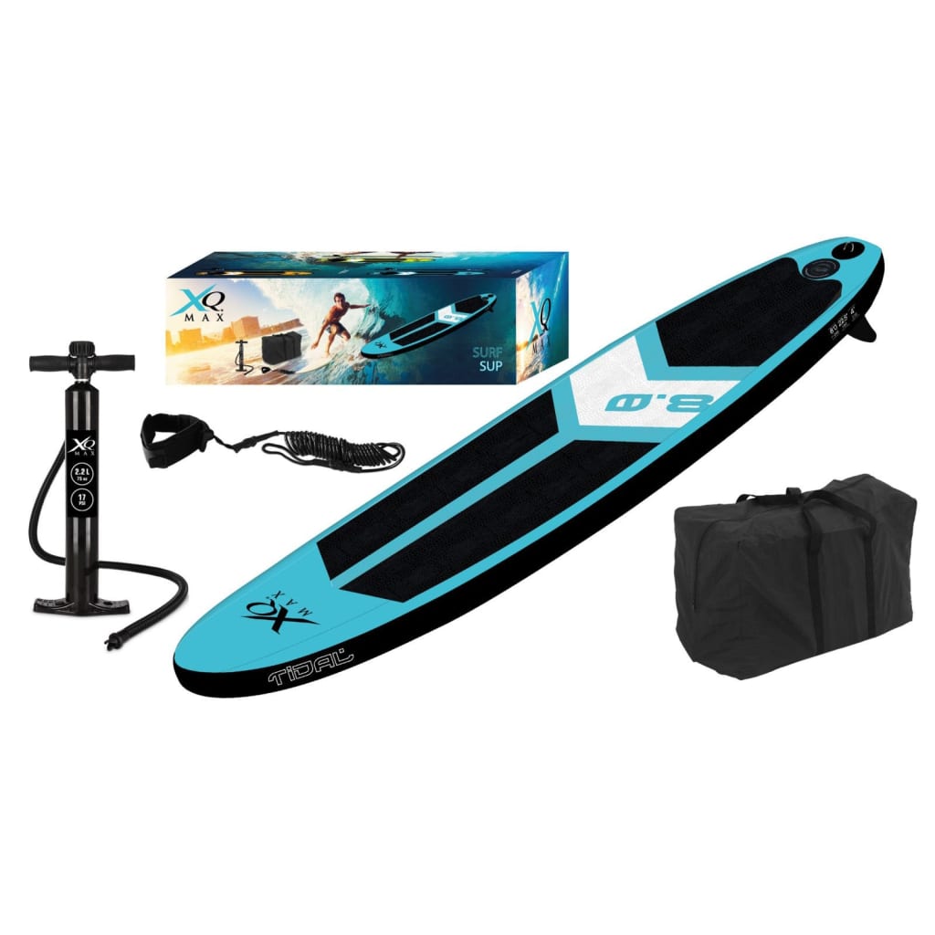 XQ Max Surf SUP 245 cm blauw en zwart afbeelding