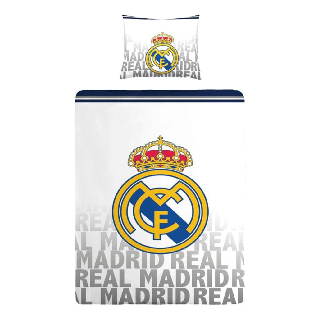 Afbeelding Real Madrid C.F. Real Madrid C.F. Real Madrid C.F. Real Madrid dekbedovertrek - 100% katoen - door Vidaxl.nl