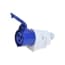 Proplus Wandcontactdoos Cee Opbouw 16 Ampere 3 Polig Blauwwit proplus kopen in de aanbieding