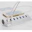 Haverco Usb 30 Hub Station Met 7X Aansluiting Zilver haverco kopen in de aanbieding Haverco Usb 30 Hub Station Met 7X Aansluiting Zilver haverco kopen in de aanbieding