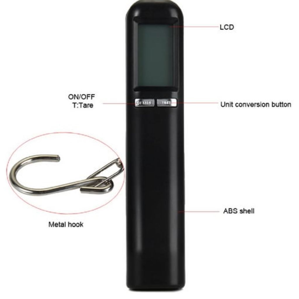 Haverco Koffer Weegschaal Max 40Kg Tassen Wegen Haak haverco kopen in de aanbieding