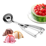 IJsschep ijsboltang Ice cream scoop 6cm doorsnee van RVS om ijs te