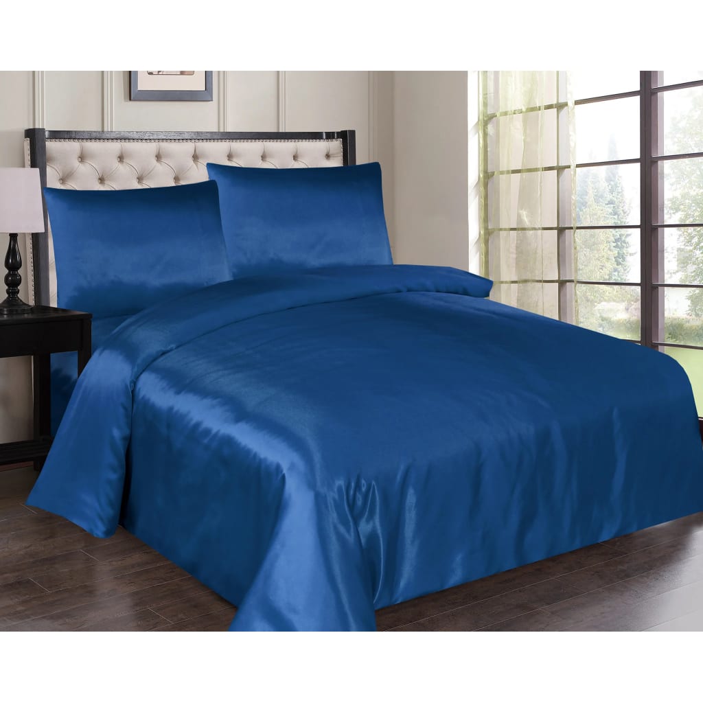 Merkloos Shine Glans Satijn Dekbedovertrek Blauw Maat Lits Jumeaux 240 X huismerk kopen in de aanbieding Merkloos Shine Glans Satijn Dekbedovertrek Blauw Maat Lits Jumeaux 240 X huismerk kopen in de aanbieding
