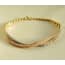 Christian 14 Karaat Geel Wit En Rose Gouden Armband Met Zirkonia christian kopen in de aanbieding