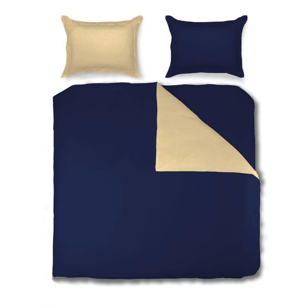 Merkloos Nightsrest Dekbedovertrek Two Tones Navy Beige Maat Lits Jumeaux huismerk kopen in de aanbieding Merkloos Nightsrest Dekbedovertrek Two Tones Navy Beige Maat Lits Jumeaux huismerk kopen in de aanbieding