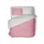 Nightsrest Dekbedovertrek Flanel Two Tones Pink White Maat huismerk kopen in de aanbieding