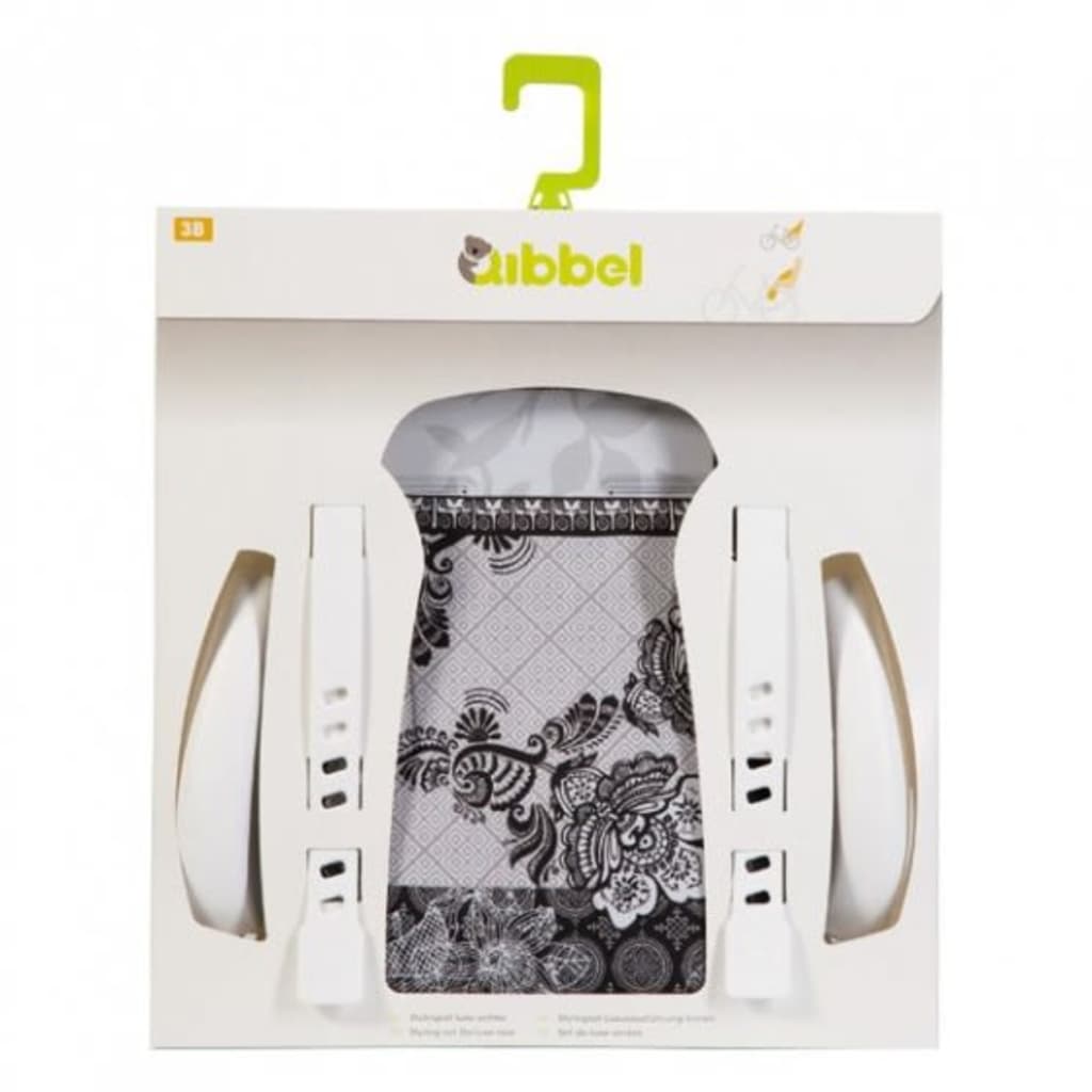 Afbeelding Qibbel stylingset voor achterzitje Suzy zwart/wit Q311 door Vidaxl.nl