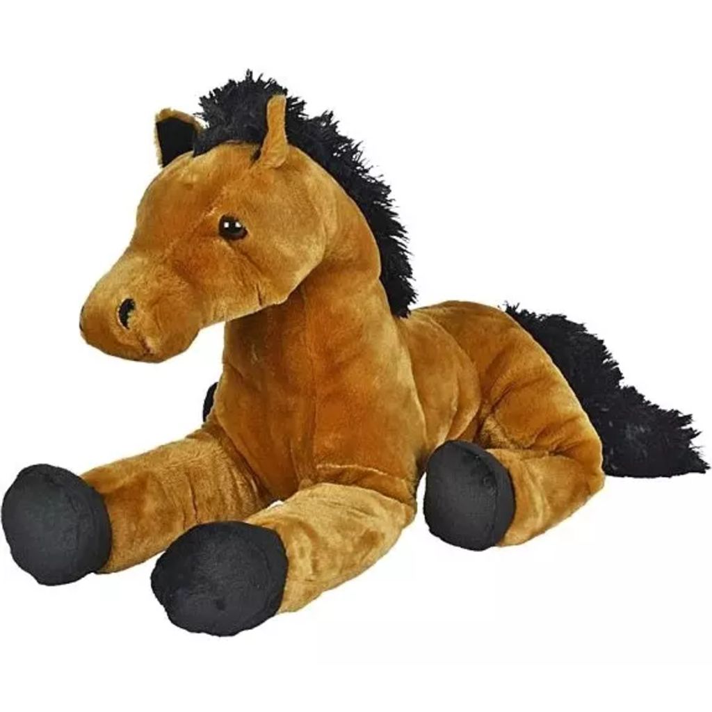 Nicotoy pluchen knuffel Paard 62 cm bruin