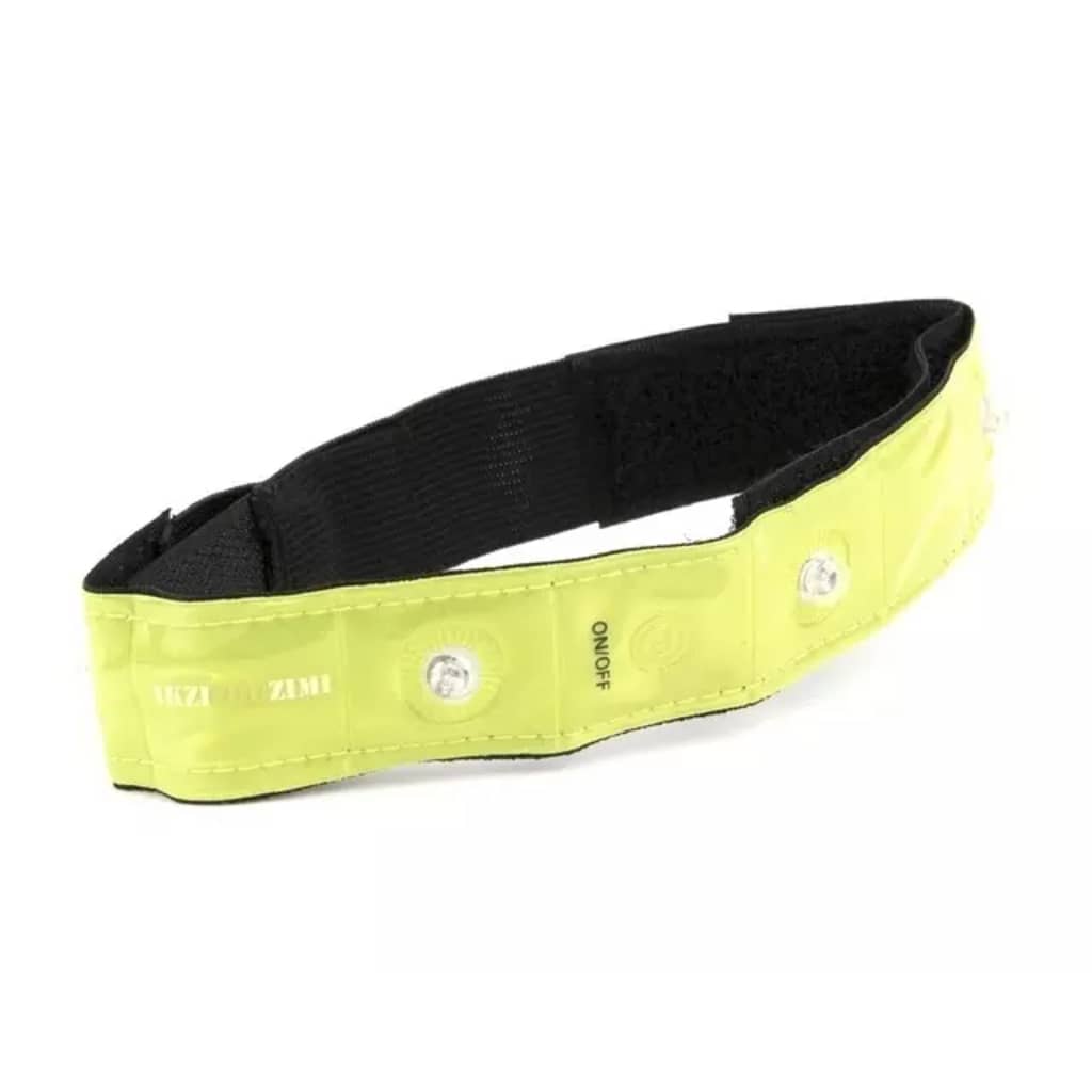 Ikzi Light reflecterende armband met led-verlichting geel