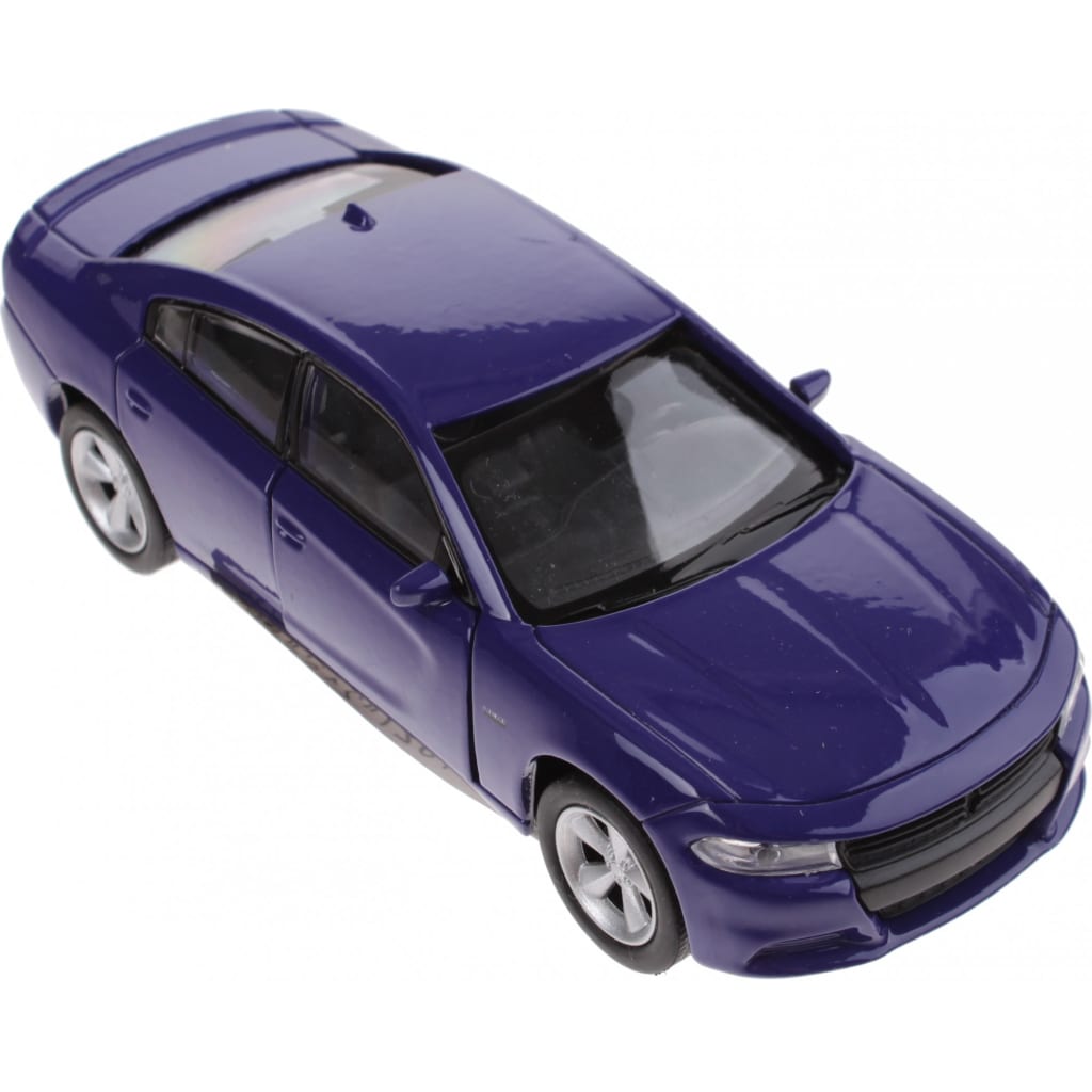 Welly schaalmodel Dodge 2016 Charger RT 1:34 blauw 12 cm