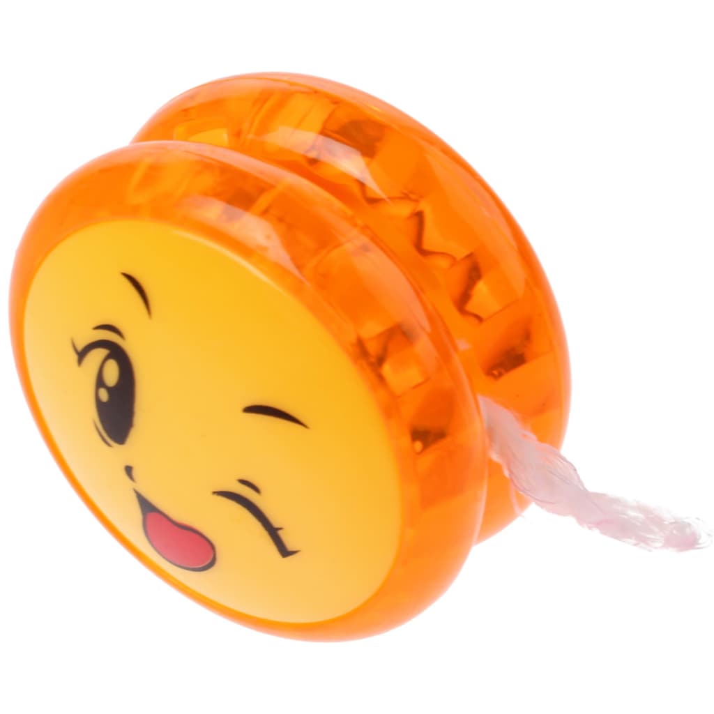 Jonotoys jojo Funny Face met licht oranje 5,5 cm