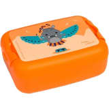 Amuse broodtrommel Animal Carnival Hippo 1 liter oranje