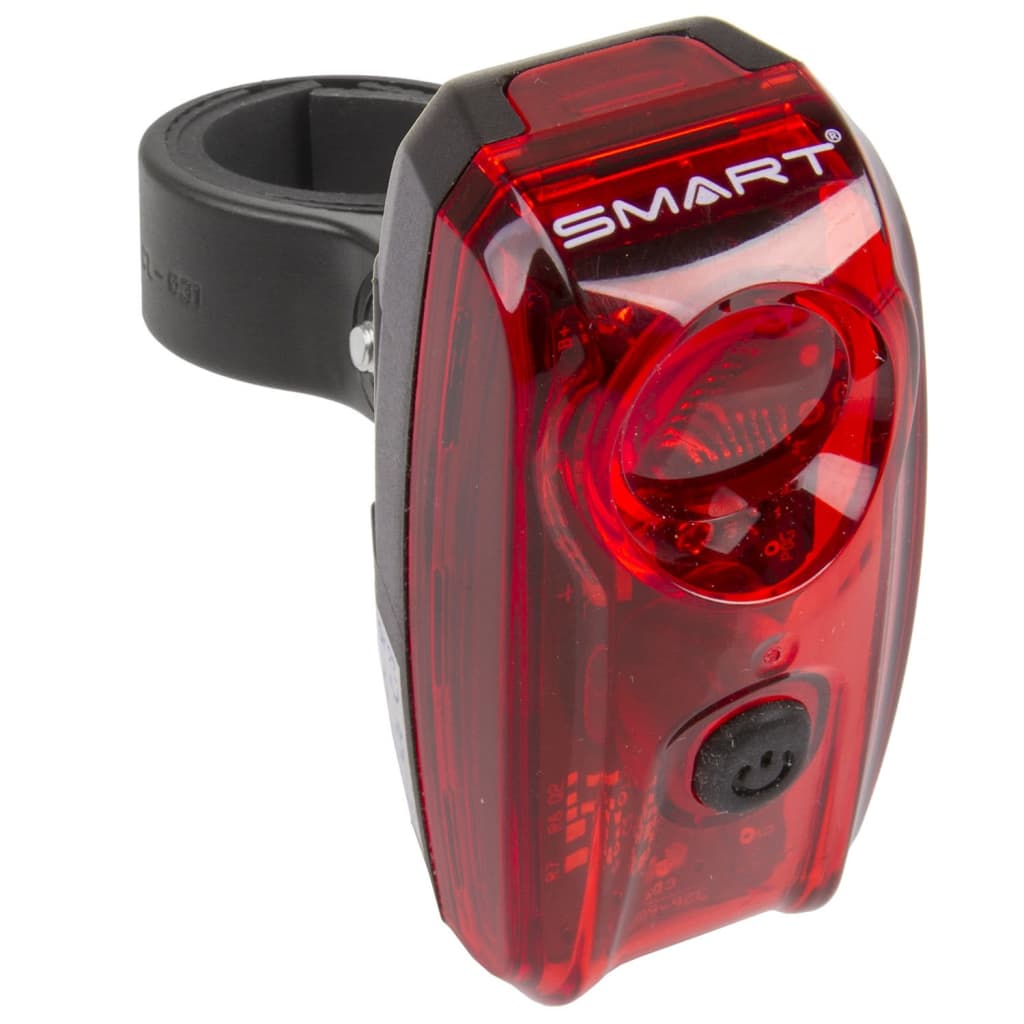Smart achterlicht batterij led rood/zwart