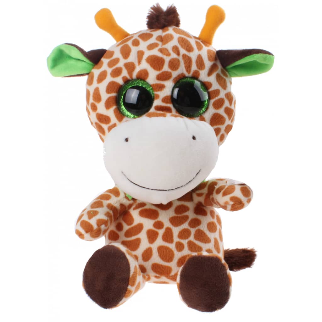 Jemini Lookiz pluchen knuffel giraf 27 cm bruin