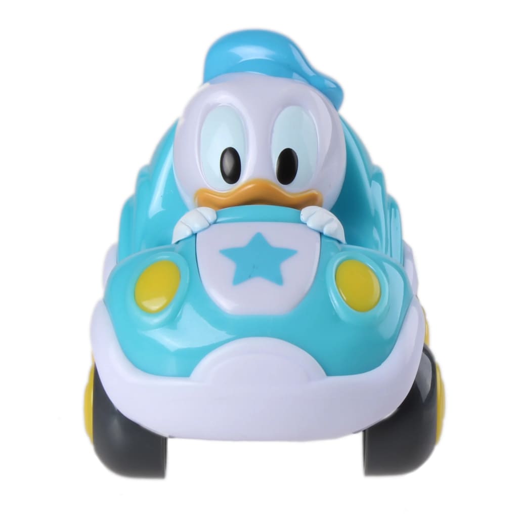 Clementoni Disney Baby Donald pull-back auto blauw