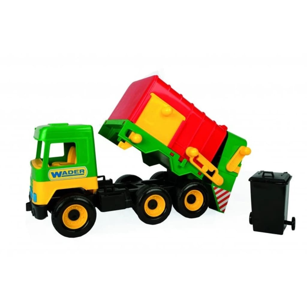 Afbeelding Wader vuilniswagen 40 cm groen/rood door Vidaxl.nl