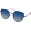 Azeyewear Az Eyewear Chic Zonnebril Unisex Zilverblauw 5105 azeyewear kopen in de aanbieding