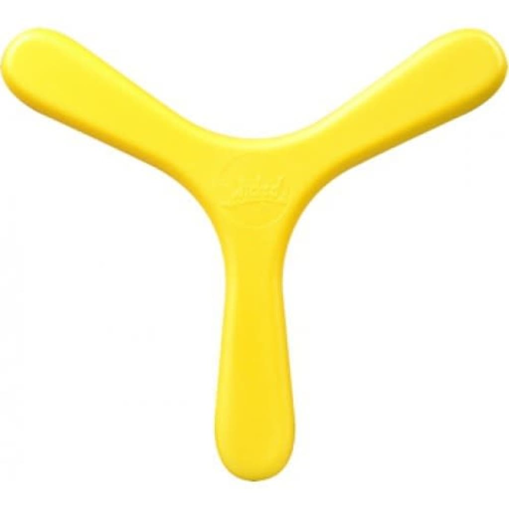 Wicked boomerang Booma Junior 3 gram geel 26,5 cm