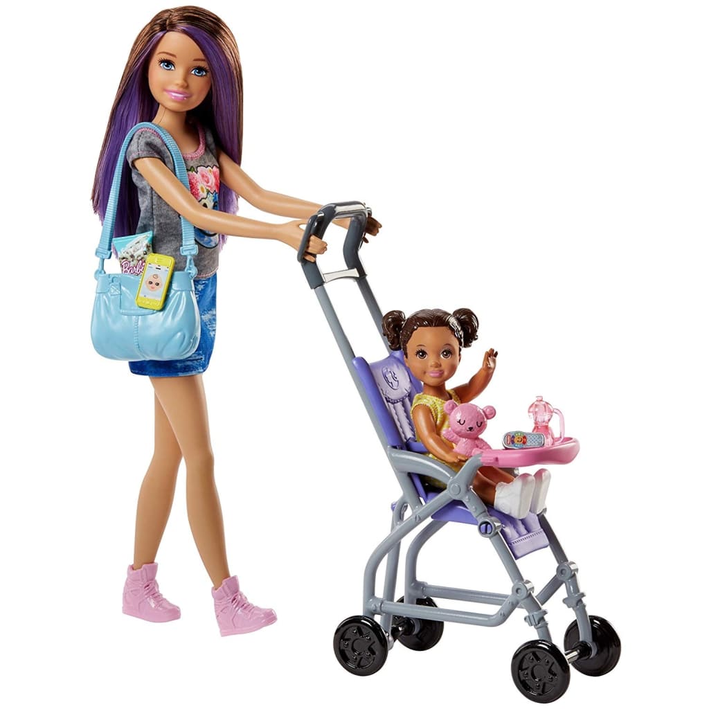 Mattel speelset Barbie Babysitter 6-delig